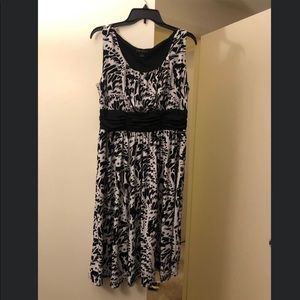 Tribal Black and White Dress
